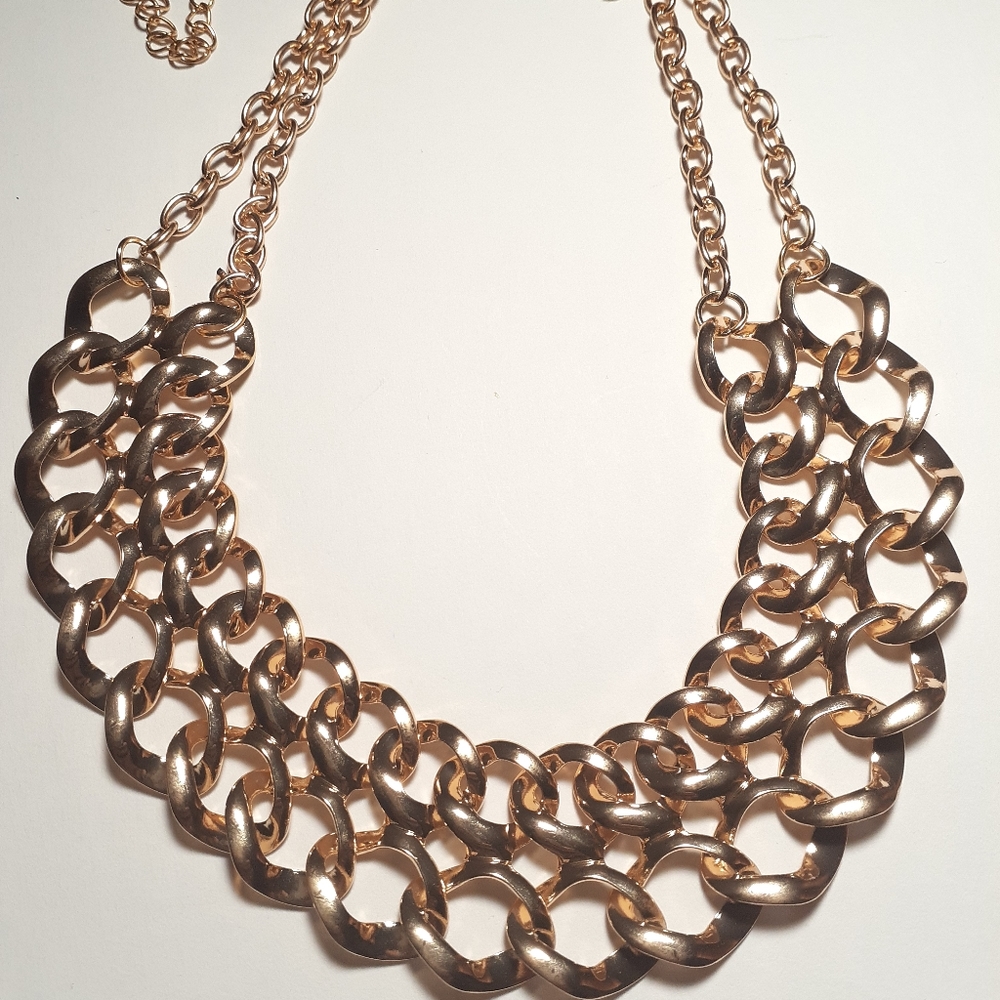 Double gold chain